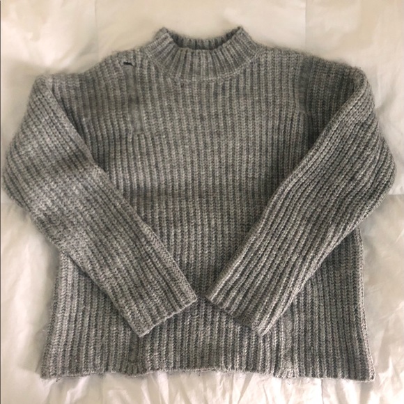 Vintage Forever 21 Heather Grey Sweater - Picture 2 of 7